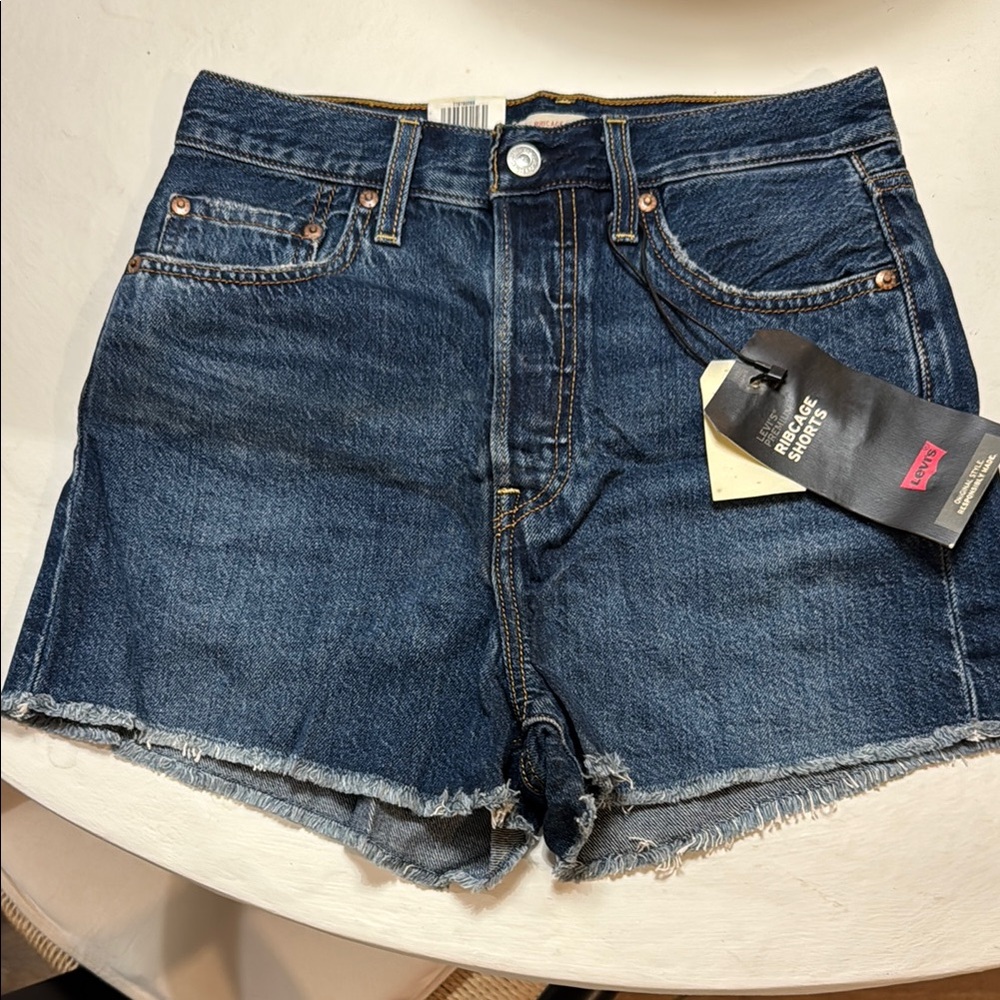 Levi's Women's Blue Denim Shorts